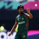 “Bangladesh Bowler Tanzim Hasan Sakib Sanctioned for On-Field Misconduct at T20 World Cup”